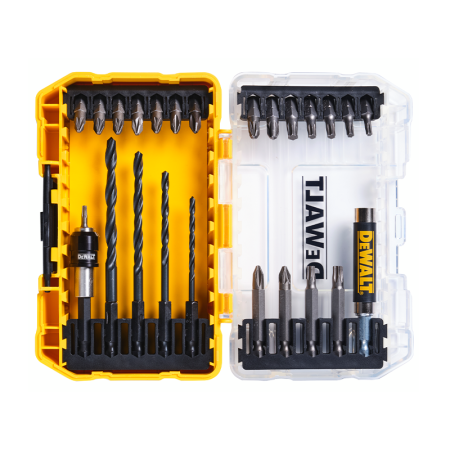 Coffret de 25 pièces de vissage et forets Toughcase DEWALT