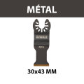 Lame 30x43 mm pour multi-cutter Métal DEWALT