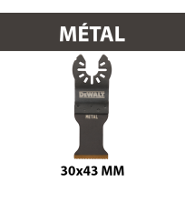 Lame 30x43 mm pour multi-cutter Métal DEWALT