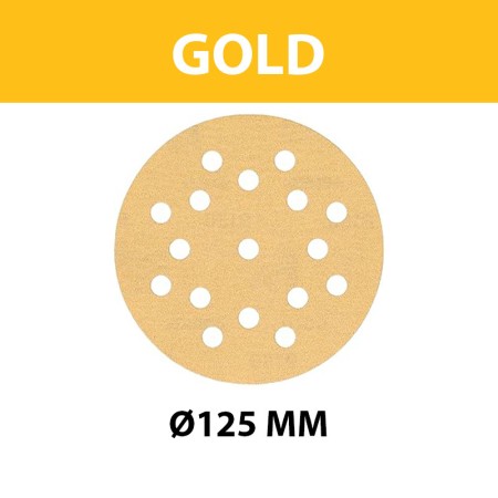 Disque abrasif MIRKA GOLD Ø 125 mm 17 Trous