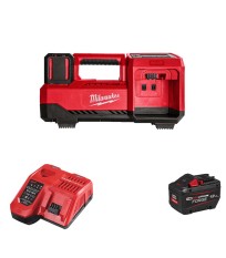 Compresseur 18V M18 BI-0 + 1 batterie FB 12 Ah + chargeur M12-18 FC MILWAUKEE