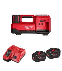 Compresseur 18V M18 BI-0 + 2 batteries FB 12 Ah + chargeur M12-18 FC MILWAUKEE