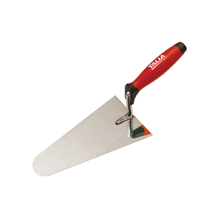 Truelle lisseuse inox bout rond 20CM manche bi-matière TALIAPLAST