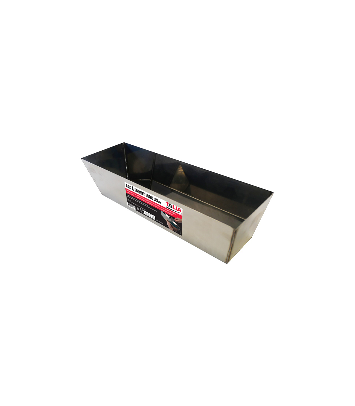 Bac à enduit inox 350X106MM TALIAPLAST