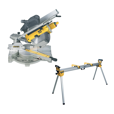 Scie à onglet radiale et à table Ø305 mm D27111-QS + Piètement DE7023-XJ DEWALT