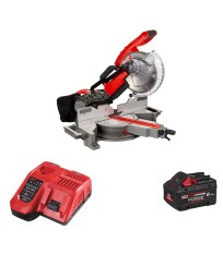 Scie à onglet radiale Ø254 mm 18V M18 FMS254-0 + 1 batterie Forge 18V 8 Ah + chargeur M12-18 FC MILWAUKEE