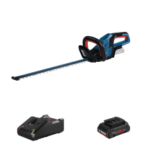 Taille haie sans fil GHE 18V-60 (II) + 1 Batterie Procore 18V 4 Ah + 1 Chargeur GAL 18V-40 BOSCH