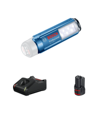Lampe GLI 12V-300 + 1 batterie 12V 3 Ah + Chargeur GAL 12V-40 BOSCH