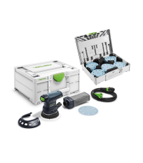 Ponceuse excentrique Ø125 mm ETS 125 REQ-Plus + Systainer de 100 abrasifs FESTOOL