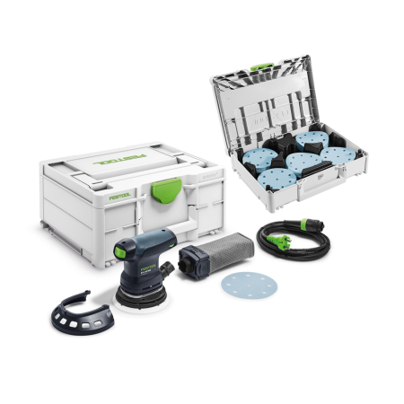 Ponceuse excentrique Ø125 mm ETS 125 REQ-Plus + Systainer de 100 abrasifs FESTOOL