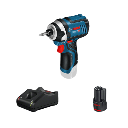 Perceuse-visseuse GDR 12V-105 + 1 batterie 12V 3 Ah + chargeur GAL 12V-40 BOSCH