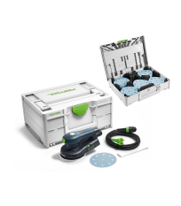 Ponceuse excentrique Ø125 mm ETS EC 125/3 EQ-Plus + Systainer de 100 abrasifs FESTOOL