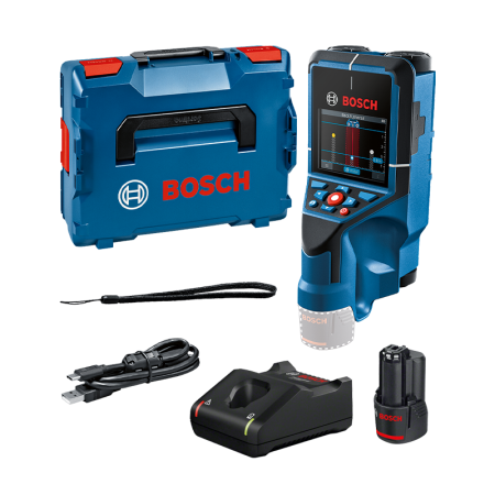 Scanner mural D-TECH 200 C + 1 batterie 12V 3 Ah + chargeur GAL 12V-40 BOSCH