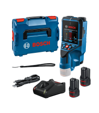 Scanner mural D-TECH 200 C + 2 batteries 12V 3 Ah + chargeur GAL 12V-40 BOSCH