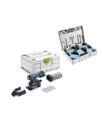 Ponceuse vibrante hybride 18V RTSC 400-Basic + systainer de 100 abrasifs FESTOOL