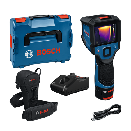 Caméra thermique GTC 12V-450-13 + 1 batterie 12V 2 Ah + chargeur GAL 12V-40 BOSCH