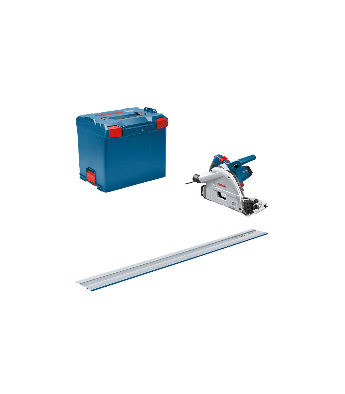 Scie circulaire plongeante Ø165 mm GKT 55 GCE + Rail de guidage FSN 1400 BOSCH