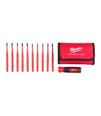 Tournevis multi-embouts isolés 10 en 1 MILWAUKEE