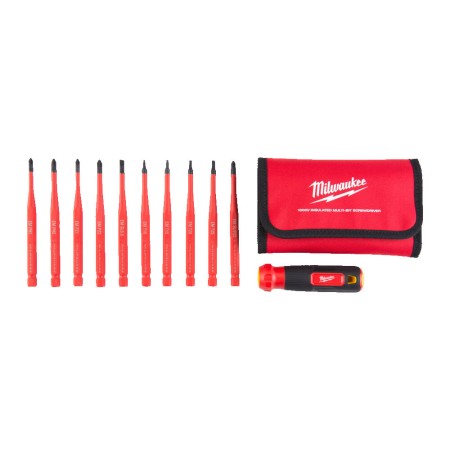 Tournevis multi-embouts isolés 10 en 1 MILWAUKEE