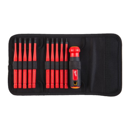 Tournevis multi-embouts isolés 10 en 1 MILWAUKEE