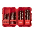 Coffret de 25 forets à métaux HSS-Cobalt Ø1-13 mm MILWAUKEE