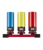 Lot de 3 douilles automobile à choc 1/2" MILWAUKEE