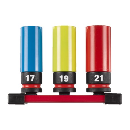 Lot de 3 douilles à choc 1/2" MILWAUKEE