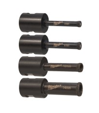 Coffret Forets diamantés M14 4 pcs Ø6-14 mm MILWAUKEE