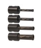 Coffret de 4 forets diamantés M14 Ø6-14 mm MILWAUKEE