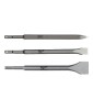 Lot de 3 burins SDS-Plus 250mm MILWAUKEE