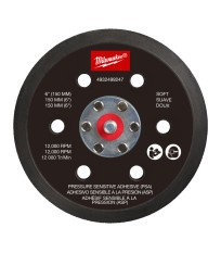 Tampon pour ponceuse orbitale 150 mm M12 FUEL™ - Dur et accroche auto-collante MILWAUKEE