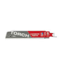 Lame de scie sabre démolition Métal TCT TORCH 150mm 8 TPI MILWAUKEE