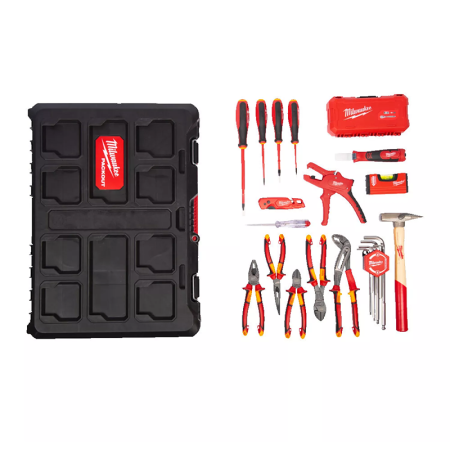 Coffret outils à mains 62 pièces PACKOUT MILWAUKEE