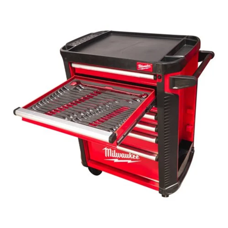 Servante équipée 7 tiroirs 78CM TOOLGUARD 206 outils MILWAUKEE