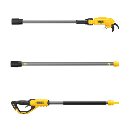 Sécateur sur perche XR 18V DCMPP569N-XJ + 2 batteries 18V 5 Ah + chargeur DCB1104-QW DEWALT