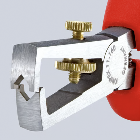Pince a dénuder avec ressort d'ouverture 10MM² Ø 5,0MM KNIPEX