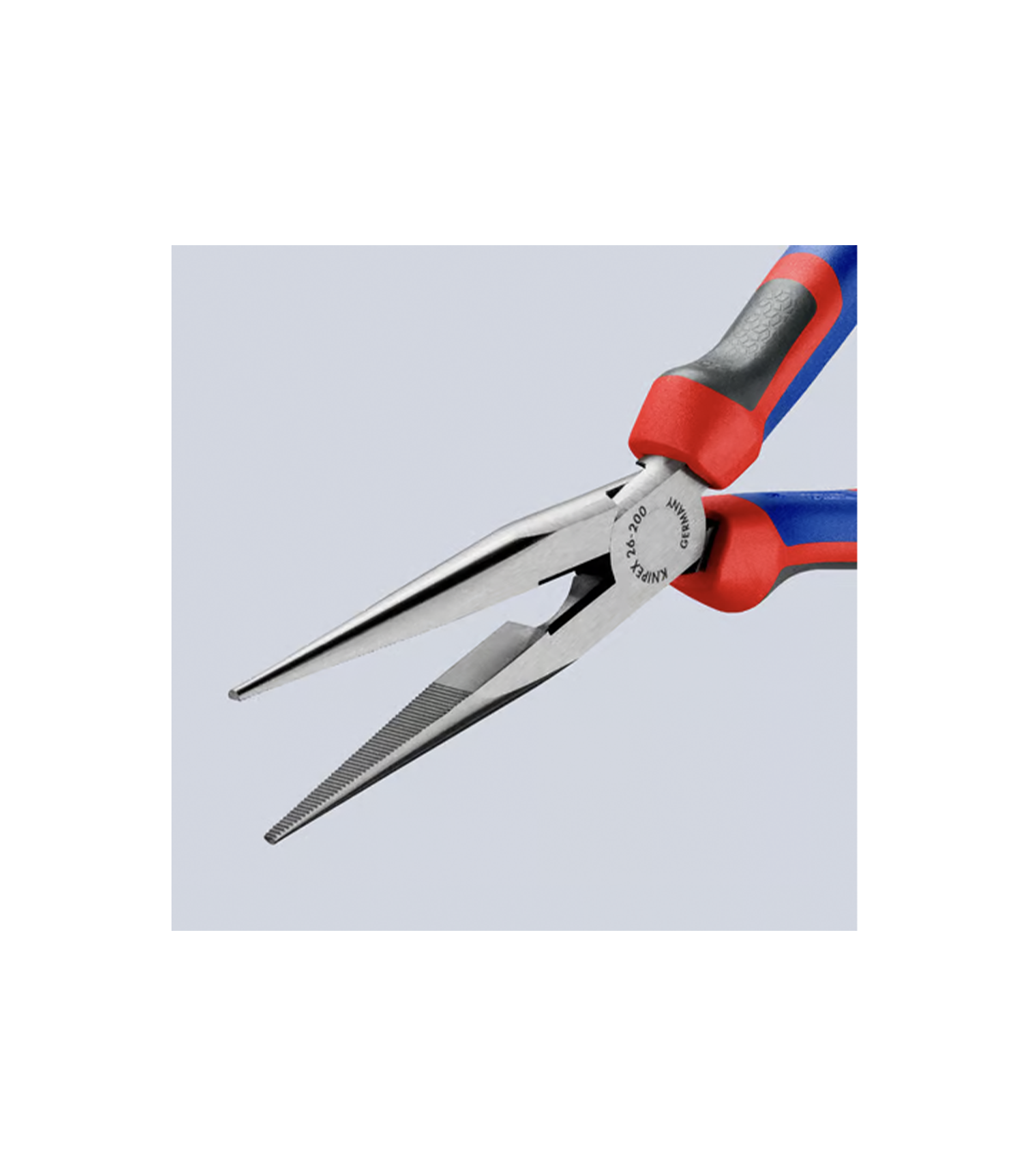 Pince a bec demi-ronde avec tranchant 200MM KNIPEX