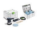 Ponceuse excentrique Ø150 mm ETS 150/5 EQ-Plus + Systainer de 120 abrasifs FESTOOL