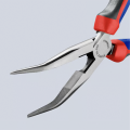 Pince à bec coudé 40° 1/2 avec tranchant KNIPEX