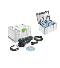 Ponceuse Ø150 mm RO 150 FEQ-Plus ROTEX + Systainer de 120 abrasifs FESTOOL