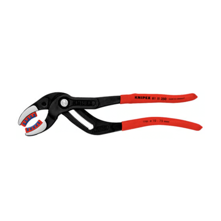 Pince pour siphons et connecteurs Ø10-75MM 250MM KNIPEX