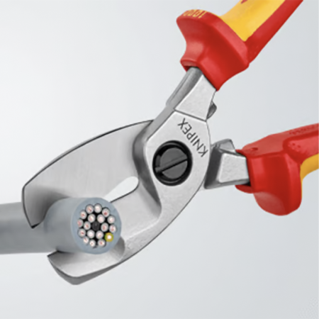 Pince coupe câbles à double tranchant Ø 20MM KNIPEX