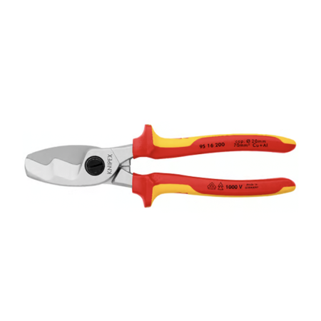 Pince coupe câbles à double tranchant Ø 20MM KNIPEX