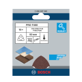 Lot de 10 feuilles abrasives PRO F460 93x93 Grain 60 à 240 BOSCH