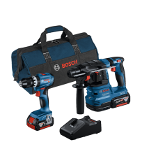 Pack 2 outils 18V Perceuse-visseuse GSB 18V-45 + Perforateur GBH 18V-22 BOSCH