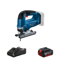 Scie sauteuse GST 18V-125 B + 1 batterie GBA 18V 4 Ah + Chargeur GAL 18V-40 BOSCH