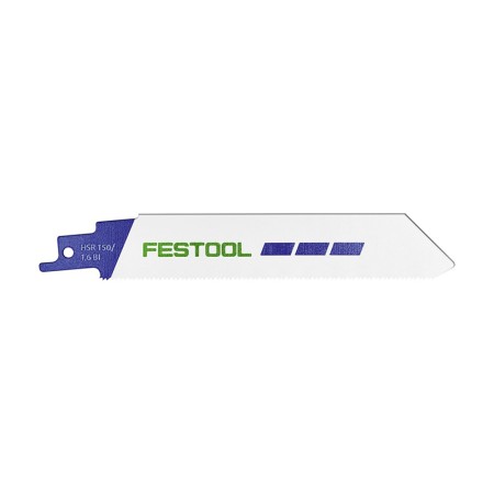 Lot de 5 lames de scie sabre METAL STEEL/STAINLESS STEEL HSR 150/1,6 BI/5 FESTOOL