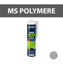 Mastic-colle polymère "MSP107" Gris 290ml BOSTIK