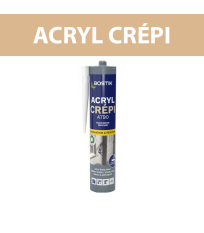 Mastic d'étanchéité "ACRYL CREPI A790" Blanc 310ml BOSTIK