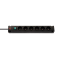 Multiprise Bermounta 6 Prises 3m noir avec interrupteur Bennenstuhl